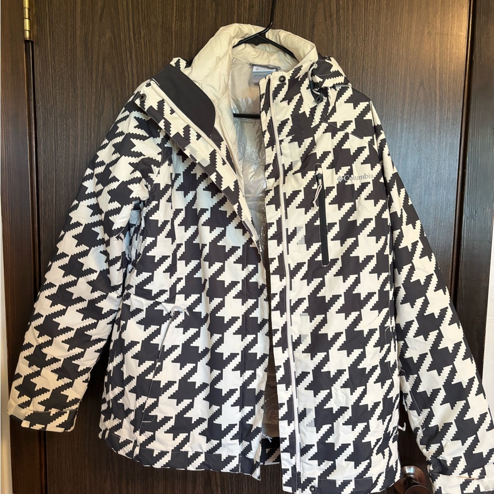 Columbia Houndstooth 3-1 Jacket NWOT